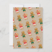 Kerst klein Cookie Mobiel Baby shower Kaart (Achterkant)