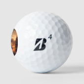 Kerst klein stadje (1) golfballen (Logo)