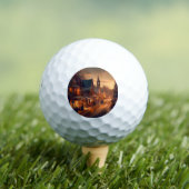 Kerst klein stadje (1) golfballen (Insitu Shirt)