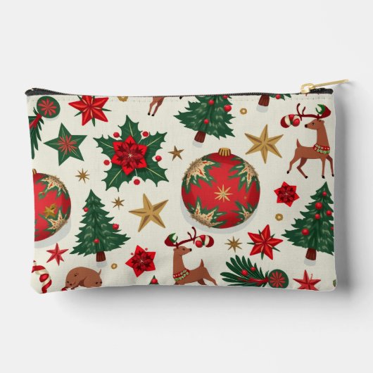 Kerst Kleine Accessoirezak Etui (Achterkant)