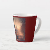 Kerst Kleine Stad 4 Latte Mok (Rechterhoek)