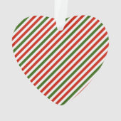 Kerst kleur strepen ornament (achterkant)