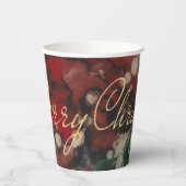 Kerst kleuren opnieuw verteld papieren bekers (Links)