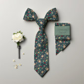 Kerst Kleuren Perzisch Morris Mannen Stropdas