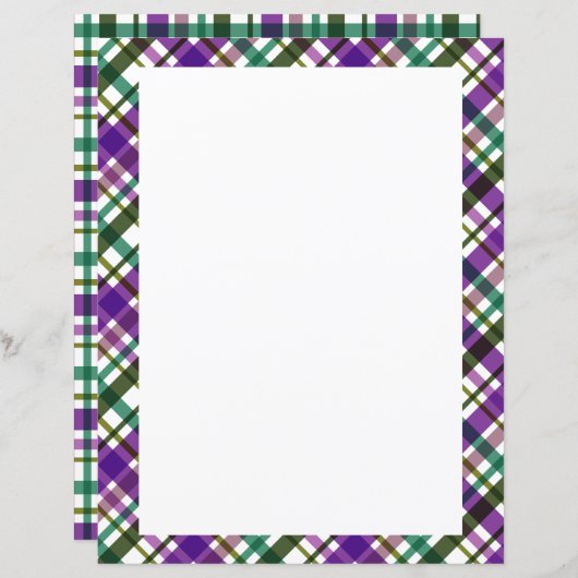 Kerst Kleuren Plakken Blank (Voorkant / Achterkant)