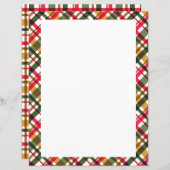 Kerst Kleuren Plakken Blank (Voorkant / Achterkant)