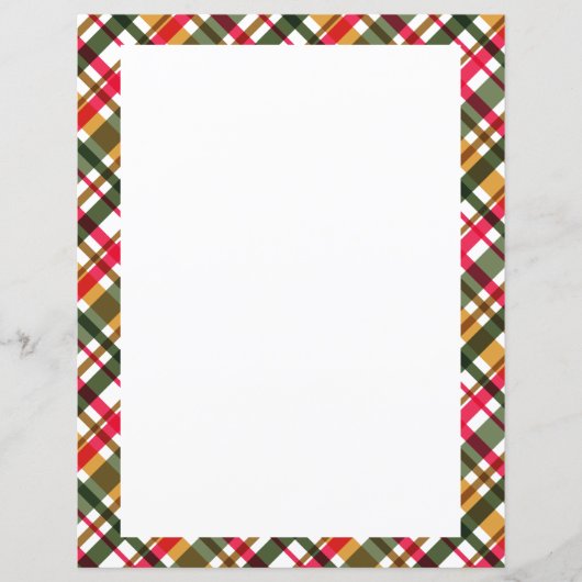 Kerst Kleuren Plakken Blank (Voorkant)