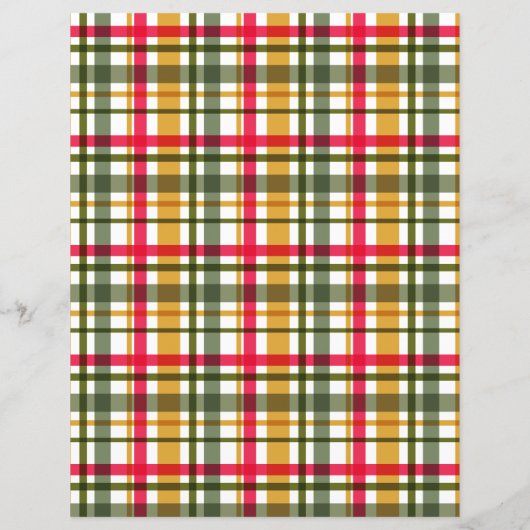 Kerst Kleuren Plakken Blank (Achterkant)