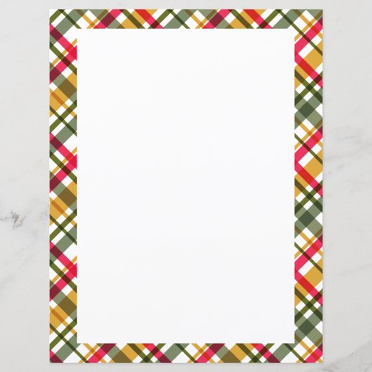 Kerst Kleuren Plakken Blank (Voorkant)