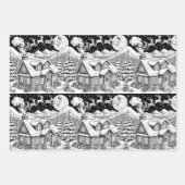 Kerst Kleurplaat Verpakking Papier Inpakpapier Vel (Voorkant 3)