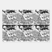 Kerst Kleurplaat Verpakking Papier Inpakpapier Vel (Voorkant 2)