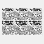 Kerst Kleurplaat Verpakking Papier Inpakpapier Vel (Voorkant)