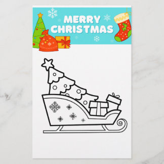 Kerst kleurplaten! flyer