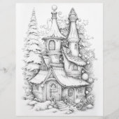 Kerst Kleurplaten, Volwassen Kleurplaten Posters (Voorkant)