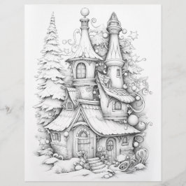 Kerst Kleurplaten, Volwassen Kleurplaten Posters