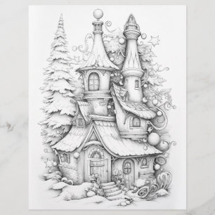 Kerst Kleurplaten, Volwassen Kleurplaten Posters