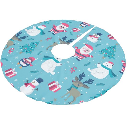 Kerst kleurrijk ontwerp kerstboom rok (Gekanteld)