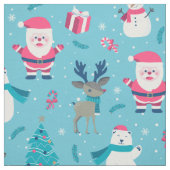 Kerst kleurrijk ontwerp stof (Swatch)