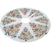 Kerst Kleurrijke Boom Scandinavië Folk Art Kerstboom Rok (Gekanteld)