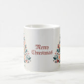 Kerst Kleurrijke Boom Scandinavië Folk Art Koffiemok (Center)