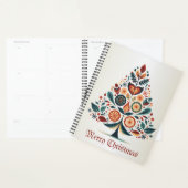 Kerst Kleurrijke Boom Scandinavië Folk Art Planner (Display)