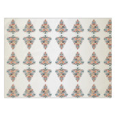 Kerst Kleurrijke Boom Scandinavië Folk Art Tafelkleed (Voorkant (Horizontaal))