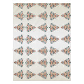 Kerst Kleurrijke Boom Scandinavië Folk Art Tafelkleed (Voorkant)