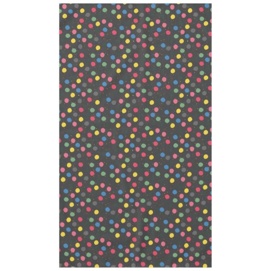 Kerst Kleurrijke Cirkels Tafelkleed (Voorkant)