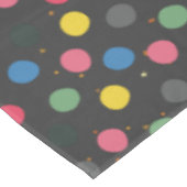 Kerst Kleurrijke Cirkels Tafelkleed (Gekanteld)