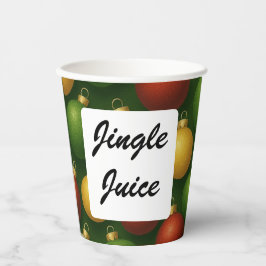 Kerst Klinker Juice Papieren Beker | Feestelijke F