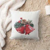 Kerst Klokken Gooi Kussen 41 x 41 cm (Deken)