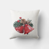 Kerst Klokken Gooi Kussen 41 x 41 cm (Achterkant)