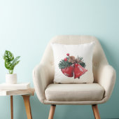 Kerst Klokken Gooi Kussen 41 x 41 cm (Stoel)