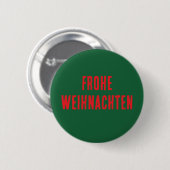 Kerst Knop - Prettig Kerstfeest Ronde Button 5,7 Cm (Voorkant /achterkant)