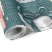 Kerst Knuffel Weer Cadeaupapier (Rol Hoek)