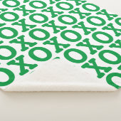 Kerst knuffels kussen groen rood patroon sherpa deken (3/4)