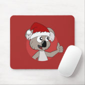 Kerst koala cartoon muismat (Met muis)