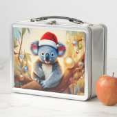 Kerst Koala kerstmuts in gomboom (In situ)