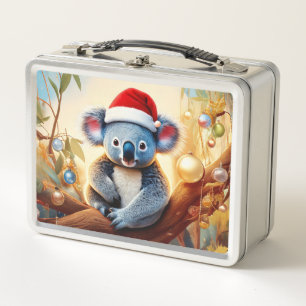 Kerst Koala kerstmuts in gomboom