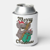 Kerst Koala Moeder Blikjeskoeler (Blikje Voorkant)