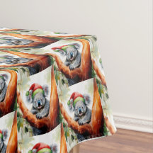 Kerst Koala Santa hoed zittend in Gumtree