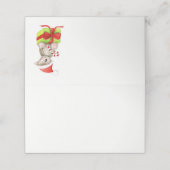 Kerst koala waterverf kunst plaats kaarten plaatskaartje (Buitenkant ongevouwen)