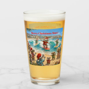 Kerst Koala's surfen op Bondi Beach Kamo! Glas