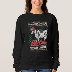 Kerst Koe Boerderij Country Farmer Farming Humor Trui