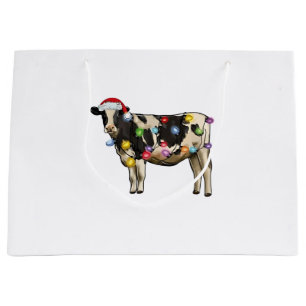 Kerst Koe Boerderij Liefhebber Schattig Kerstman V Groot Cadeauzakje