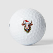 Kerst Koe golfballen (Voorkant)