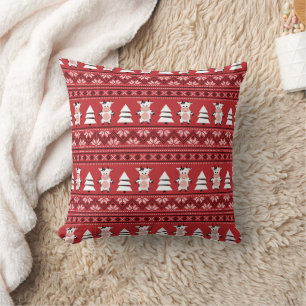 Kerst Koe Kussenhoes Cute Kussen