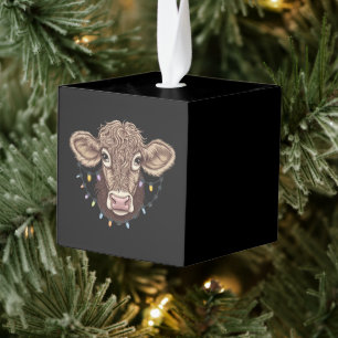 Kerst Koe Liefhebber Lichtjes Boerderij Boer Xmas Decoratie