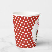 Kerst Koe Pun Papieren Bekers (Rechts)