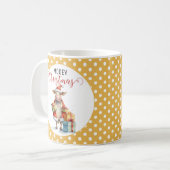 Kerst Koe Puns Koffiemok (Voorkant links)